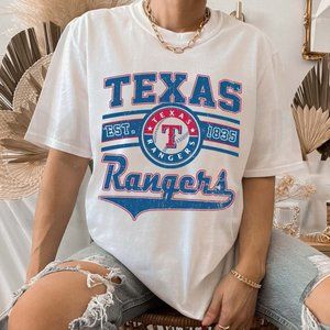 Vintage Texas Rangers Texas Baseball Texas Est 1835 Vintage Baseball shirt unis